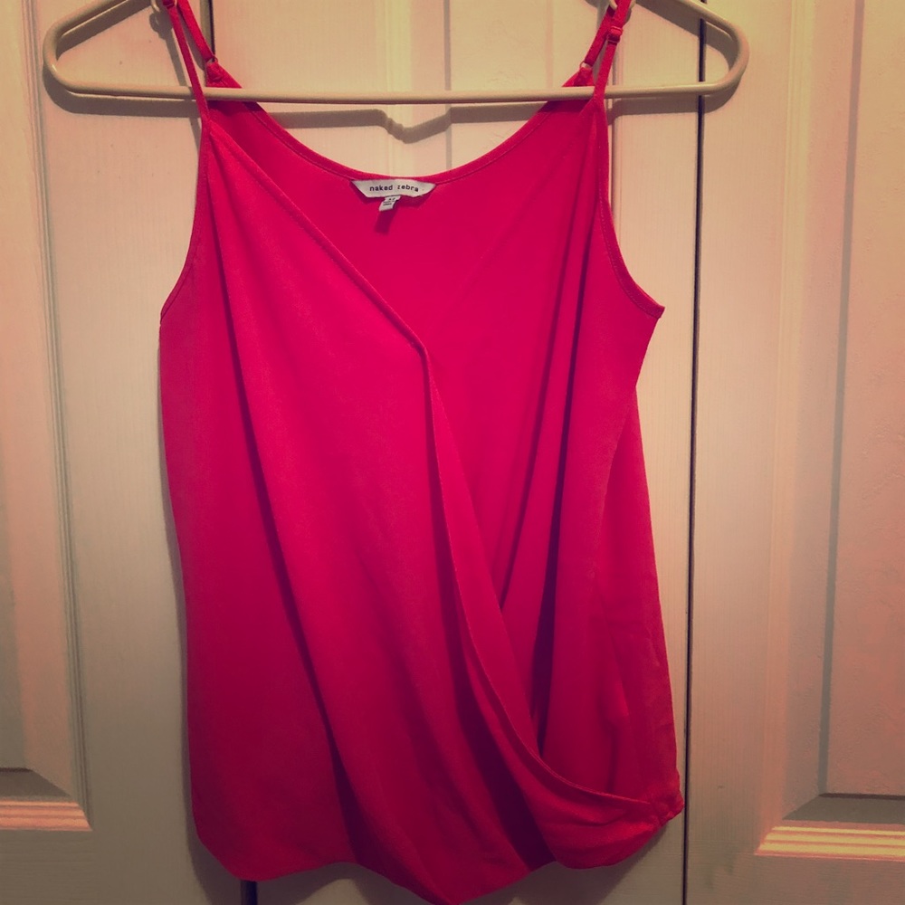 Pink blouse top